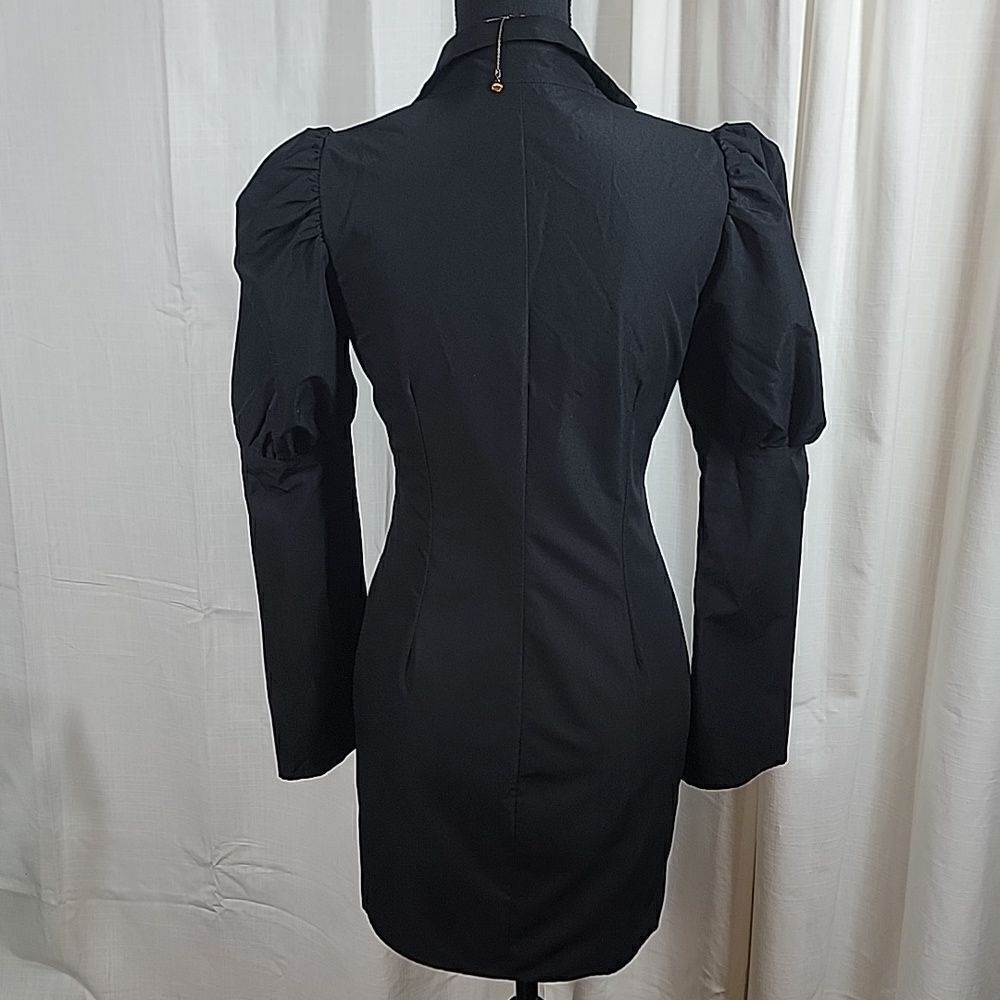 She is Victorious Mini Black Shirt Dress - Picture 9 of 12